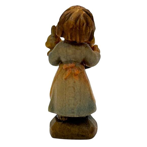 Anri Italy Ferrandiz Basket of Joy 1” With Dome Bunnies Rustic Holiday Gift - Picture 6 of 16